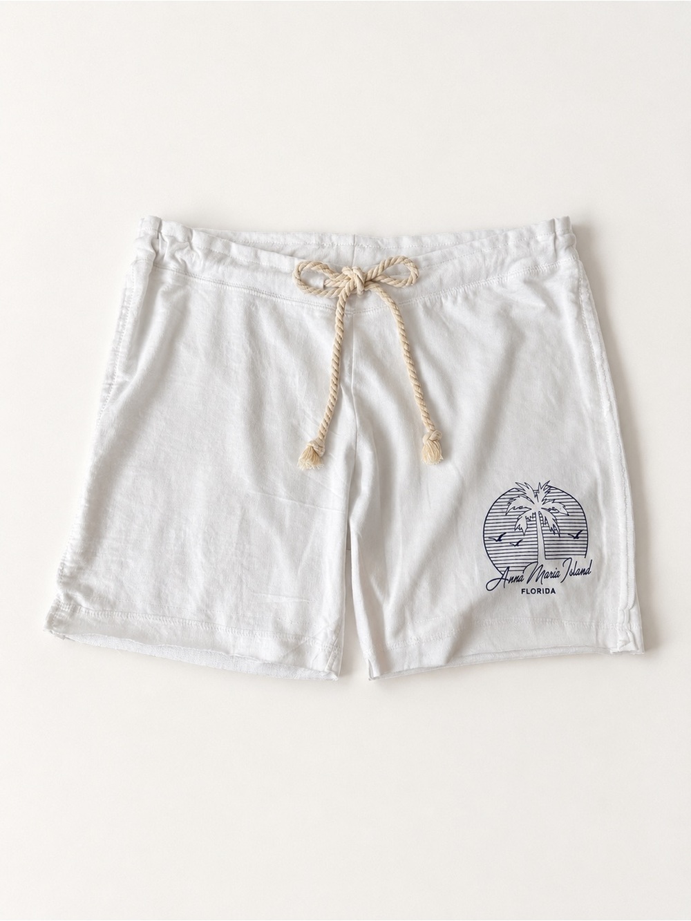 Anna Maria Island Rope Drawstring  Vacation Beach Shorts
